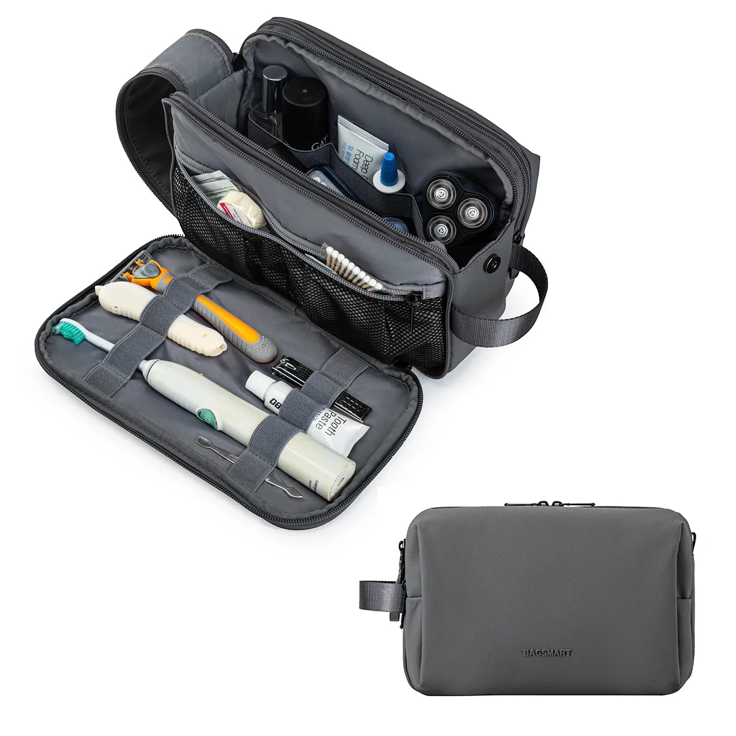 Maliben | Kosmetixo Waterproof Cosmetic Bag For Women & Men | Lightweight Toiletry Bag In S/M/L | Travel Accessories For Toiletries & Make-Up | Unisex Travel Organizer