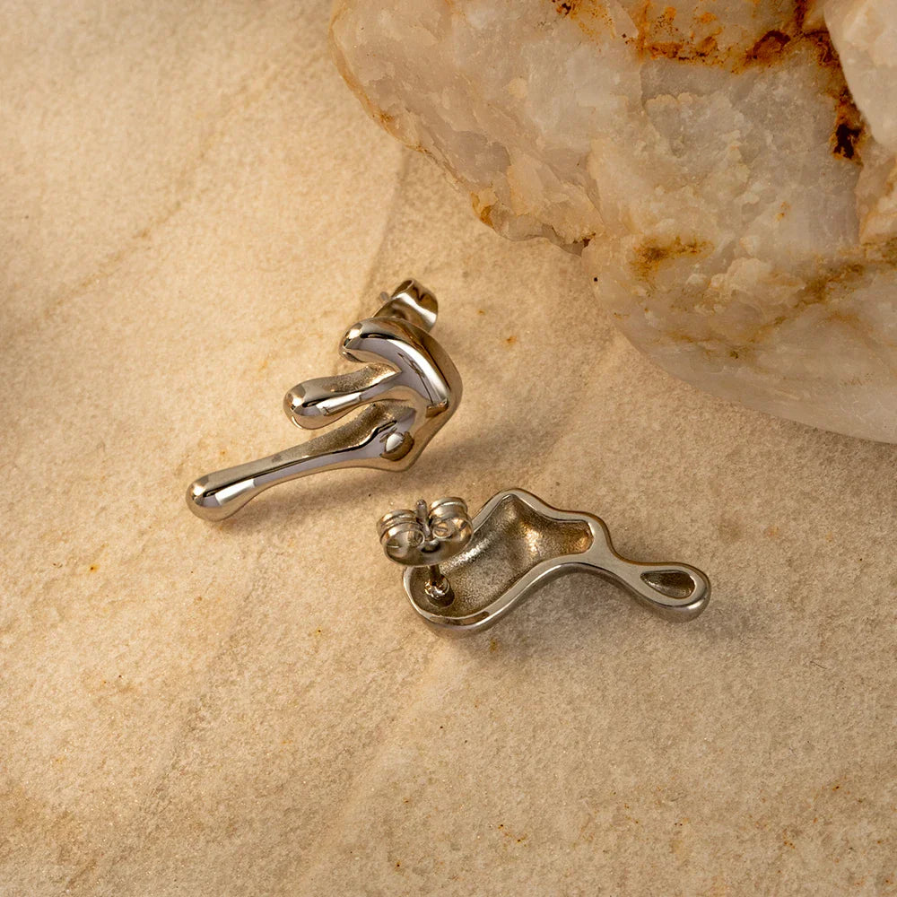 Maliben | Dainty Melt Earrings