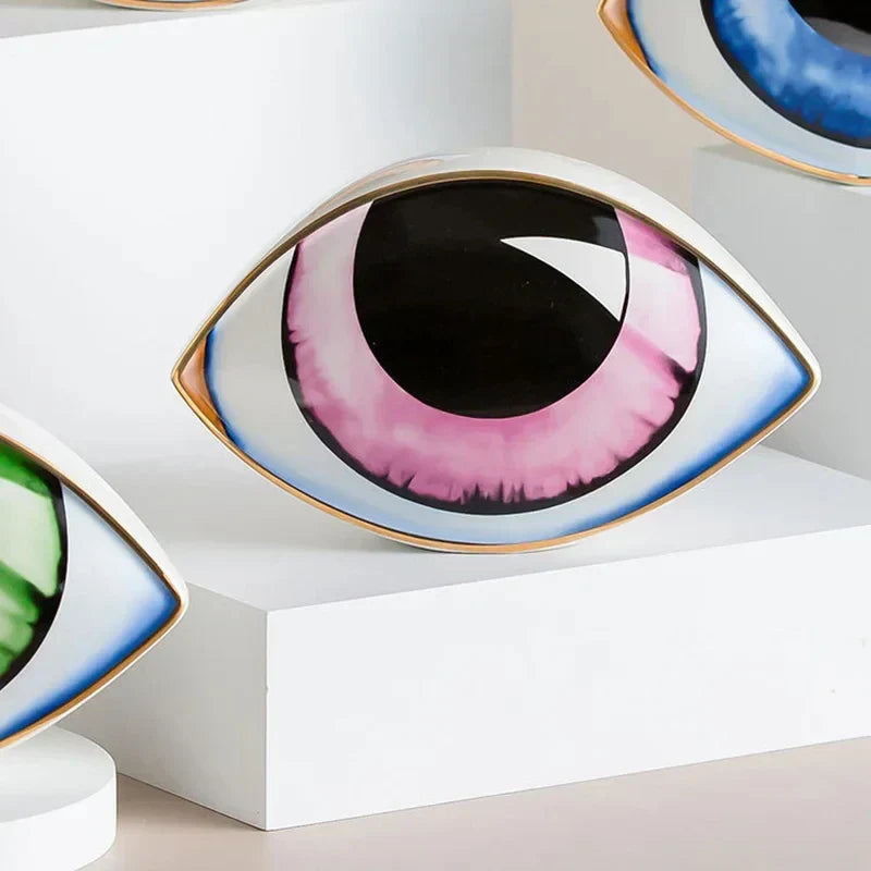 Maliben | Mystic Eye Sculpture Ceramic Home Decor