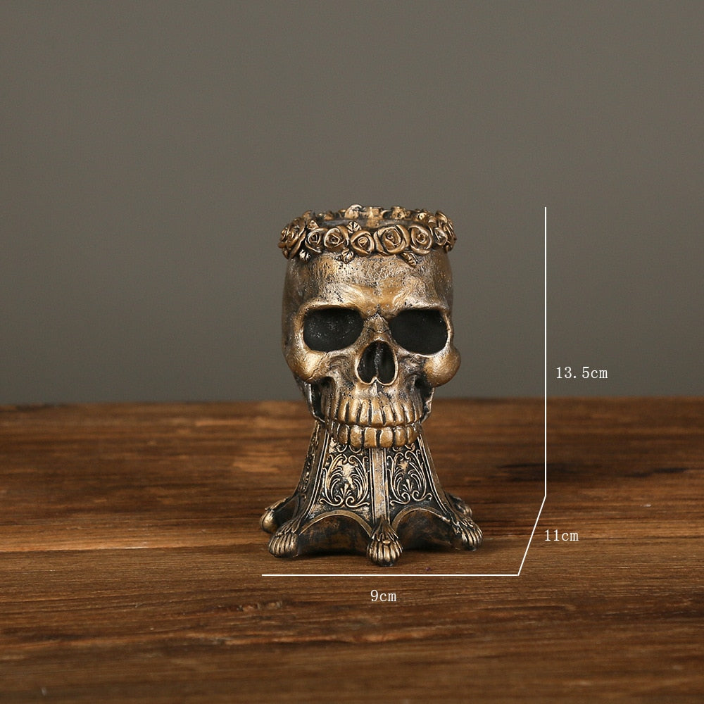 Maliben | Resin Skull Flower Pot
