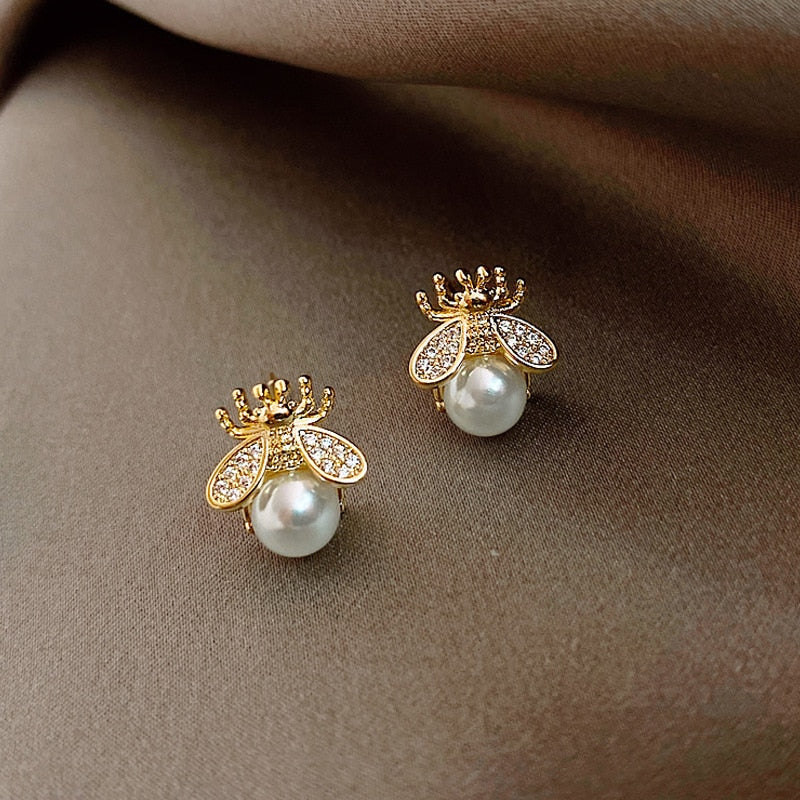 Maliben | Elegant Flower Long Chain Earrings