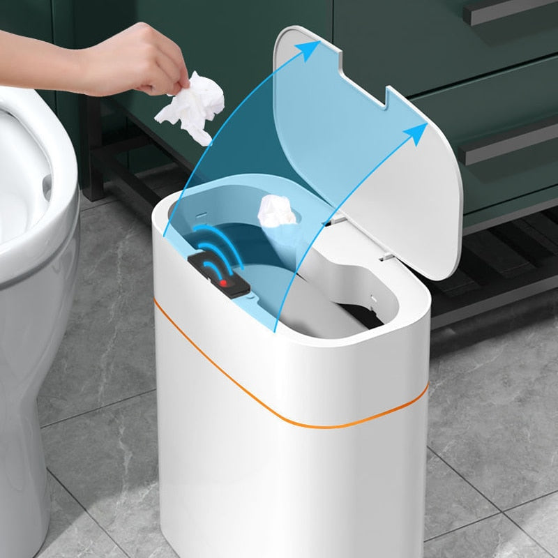Maliben | Cleanova Sensor Trash Can | Automatic & Quiet | Hygienic & Waterproof | 13l | Infrared Technology