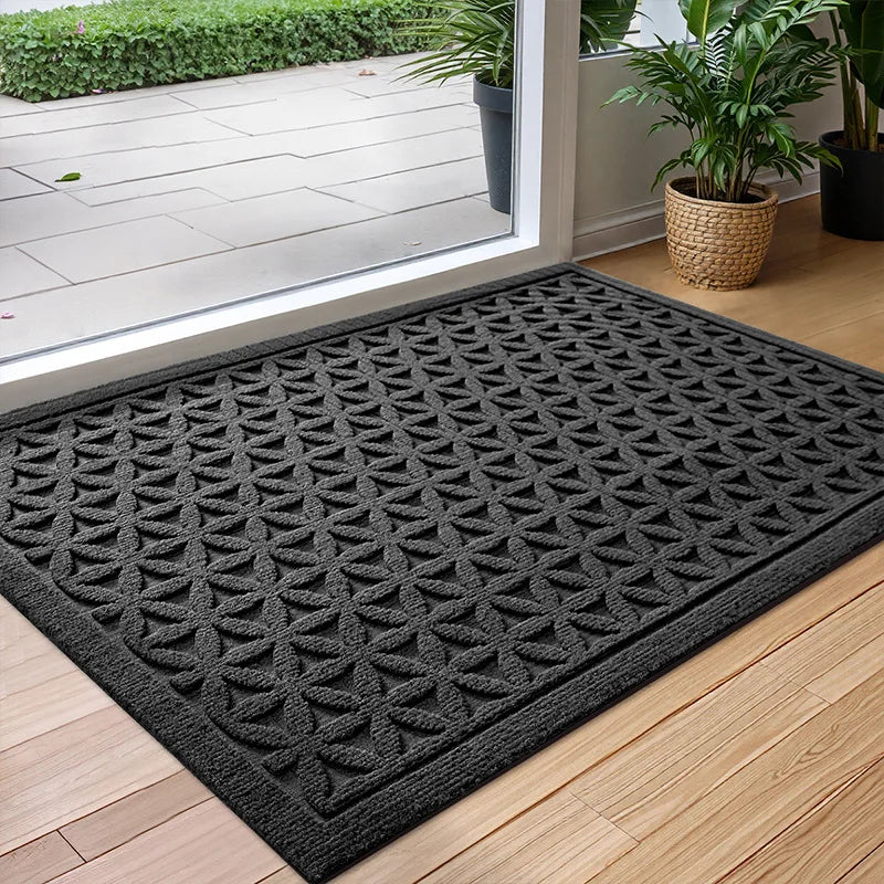 Maliben | Polyester Rubber Door Mat Non-Slip And Water-Absorbent For Indoor And Outdoor