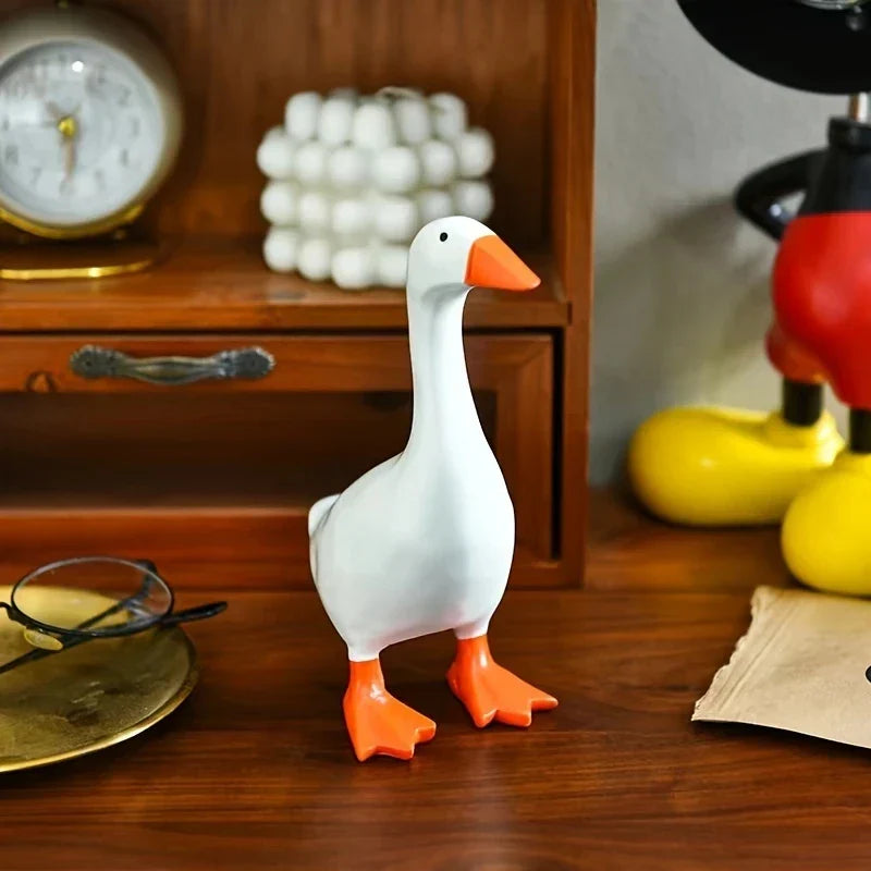 Maliben | Decorative Figure Goosemag | Magnetic Goose Key Holder | Resin Sculpture & Organizer