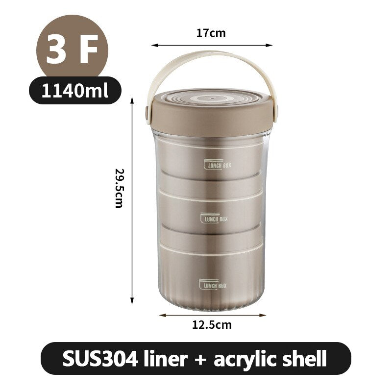 Maliben | Stackable Leak-Proof Thermal Lunch Box