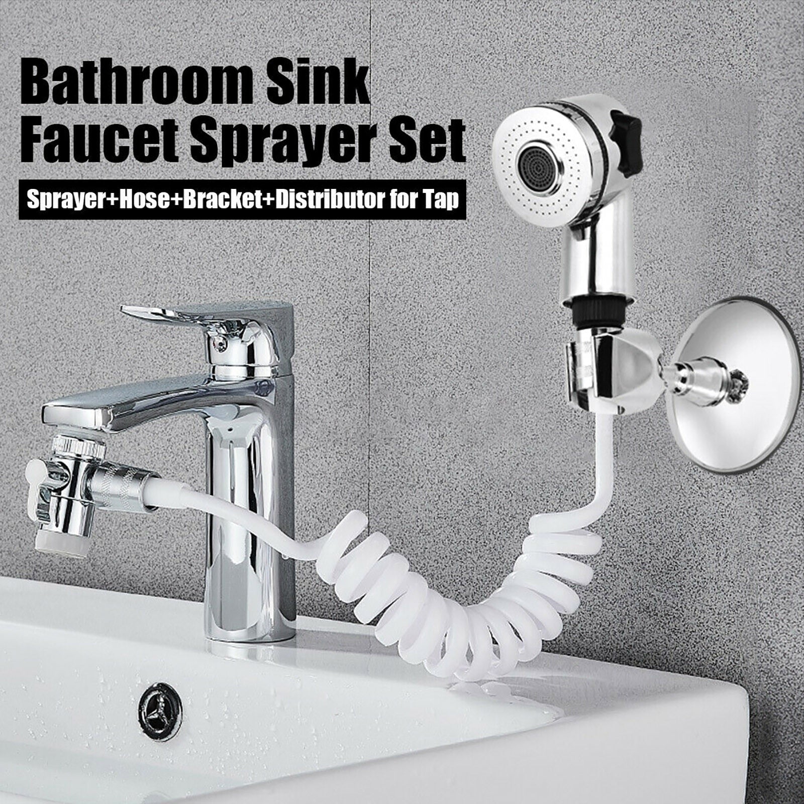 Maliben | All-In-One Easy Clean Adjustable Bathroom Set
