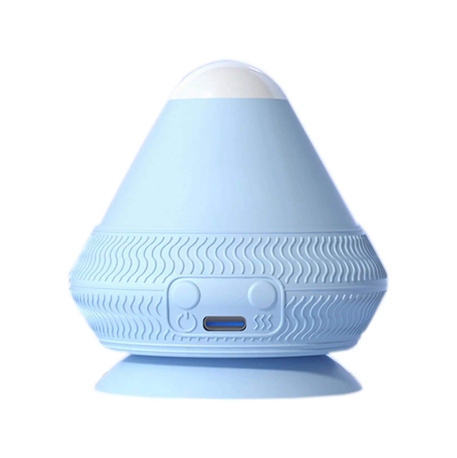 Maliben | Vibrations Massage Ball Flexivibe | Usb Rechargeable | Heat & Vibration Therapy | Silicone | Portable & Self-Adhesive