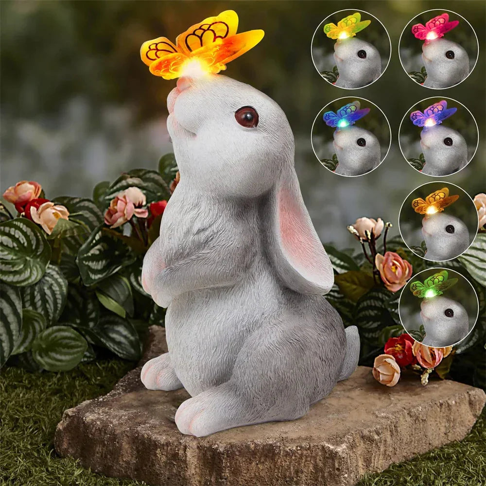 Maliben | Butterfly And Flower Bunny Garden Light