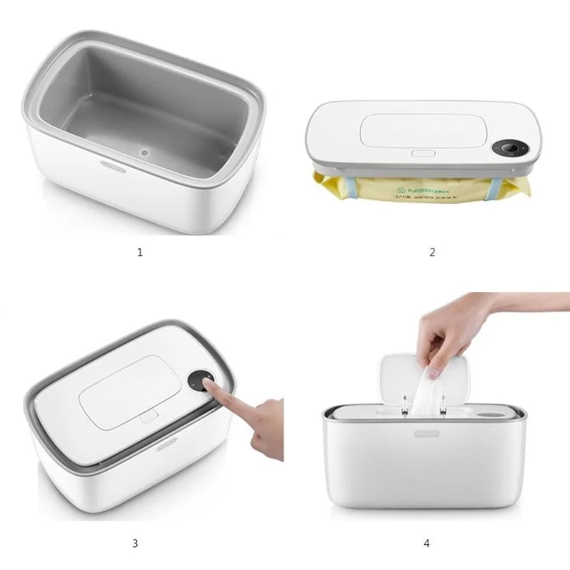 Maliben | Heated Wet Wipe Dispenser – Automatic Wipe Warmer For Babies