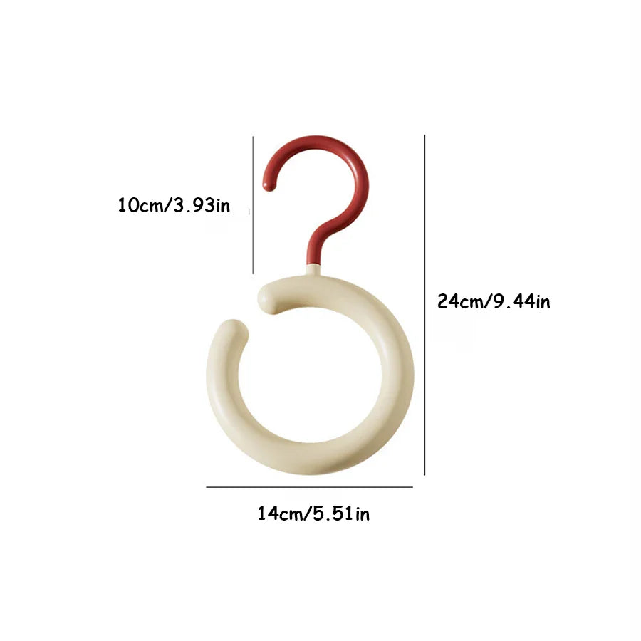 Maliben | 2pcs Rotating Multi-Hook Closet Organizer Hanger