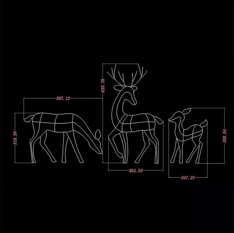 Maliben | Glowing Reindeer Light Garden Decoration