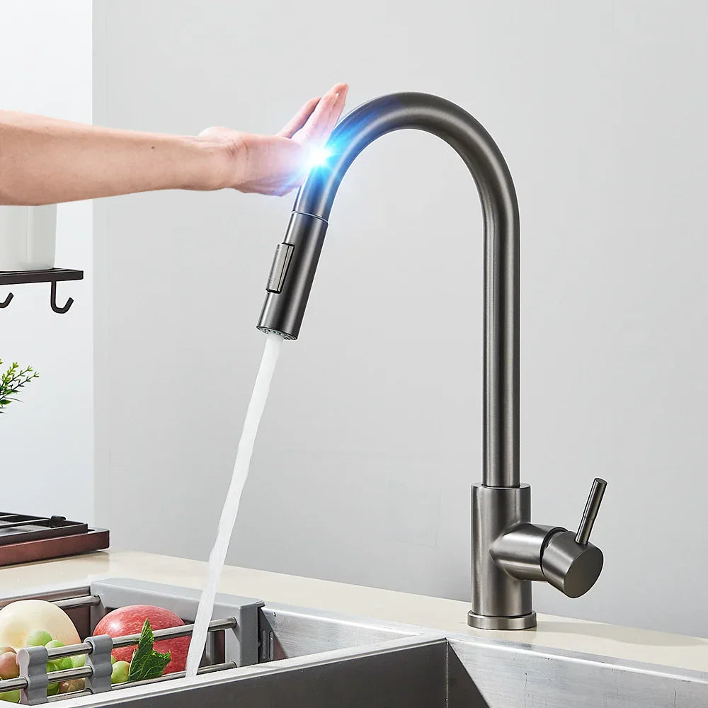 Maliben | Pull-Out Kitchen Faucet With Touch Control And Sensor Function