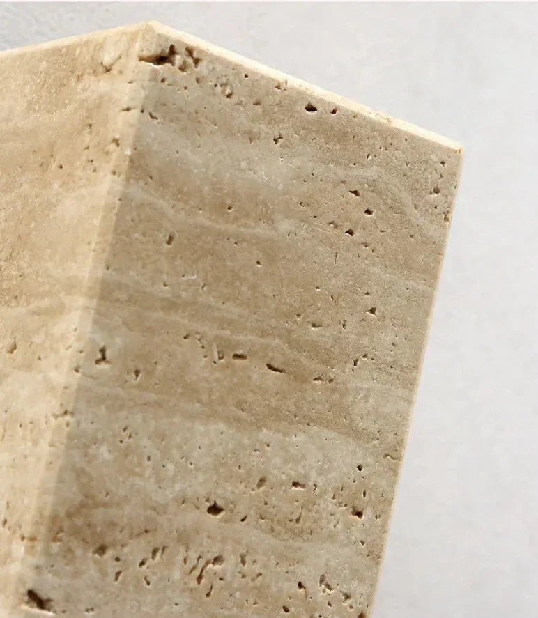 Maliben | Modern Natural Led Wall Lamp Made Of Travertine