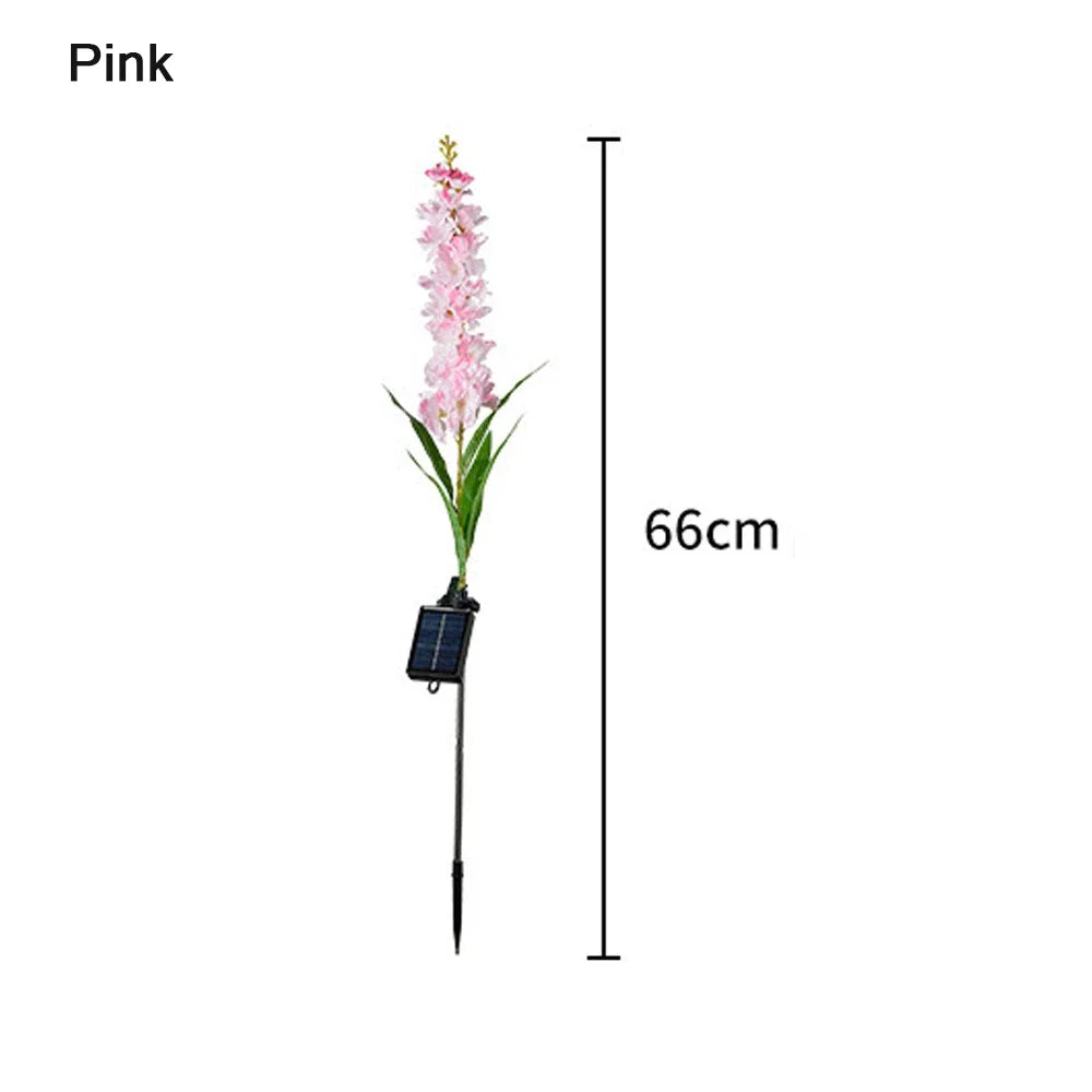 Maliben | Soft Pink Glow Solar Led Flower Garden Light