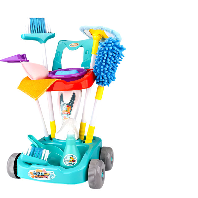Maliben | Cleanteam | Cleaning While Playing - Fun Cleaning Playset For Little Helpers