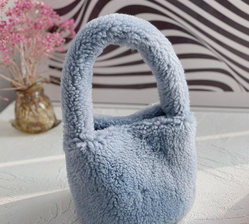 Maliben | Cuddly Plush Mini Bucket Bag