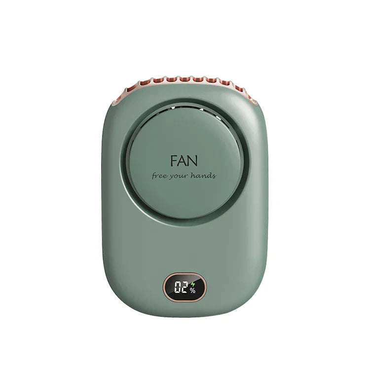 Maliben | Ventiwise Mini Fan | 3-Speed Turbo | Led Display & Battery 2000 Mah | Compact & Rechargeable
