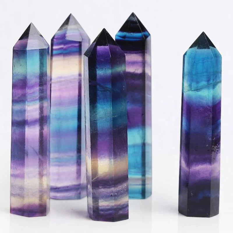 Maliben | Crystal Obelisk Elaria | Natural Stone Healing Stone | For Meditation & Reiki | 4–8 Cm