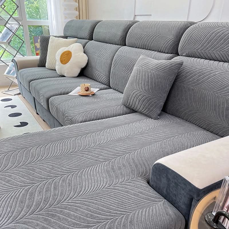 Maliben | PlushSecure - Elegant Jacquard Sofa Cover for Non-Slip Comfort