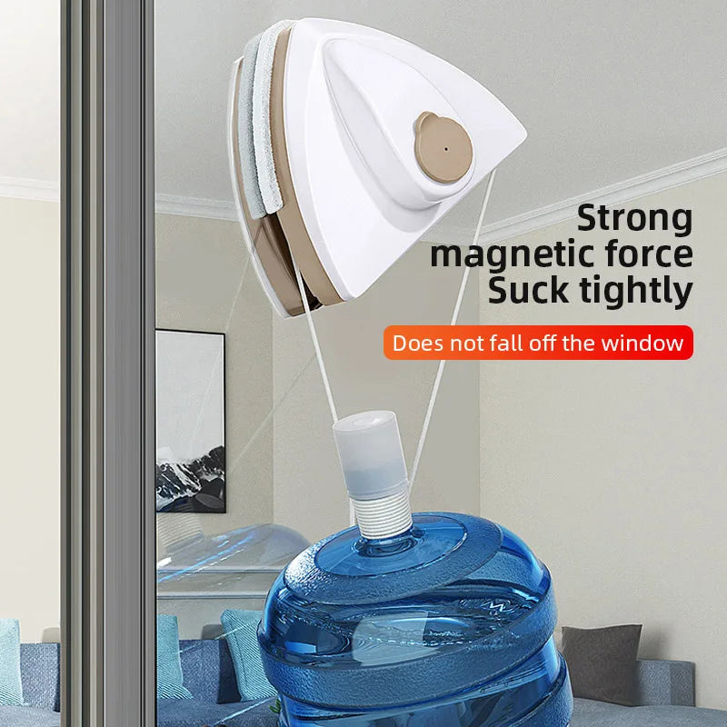 Maliben | Glaspure Magnetic WIndow Cleaner | For Single & Double Glazing | Water Squeegee With Magnetic Force | Available in 4 Variants