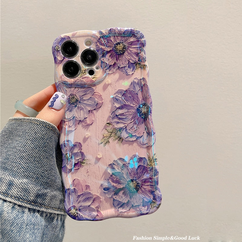 Maliben | Blossom Glow Floral Pattern Iphone Case