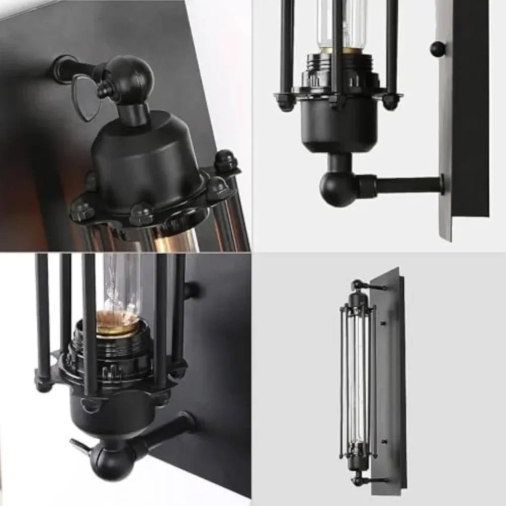 Maliben | Wall Lamp Retrolume | Vintage Edison Design | E27 Socket | Industrial Style For Interiors