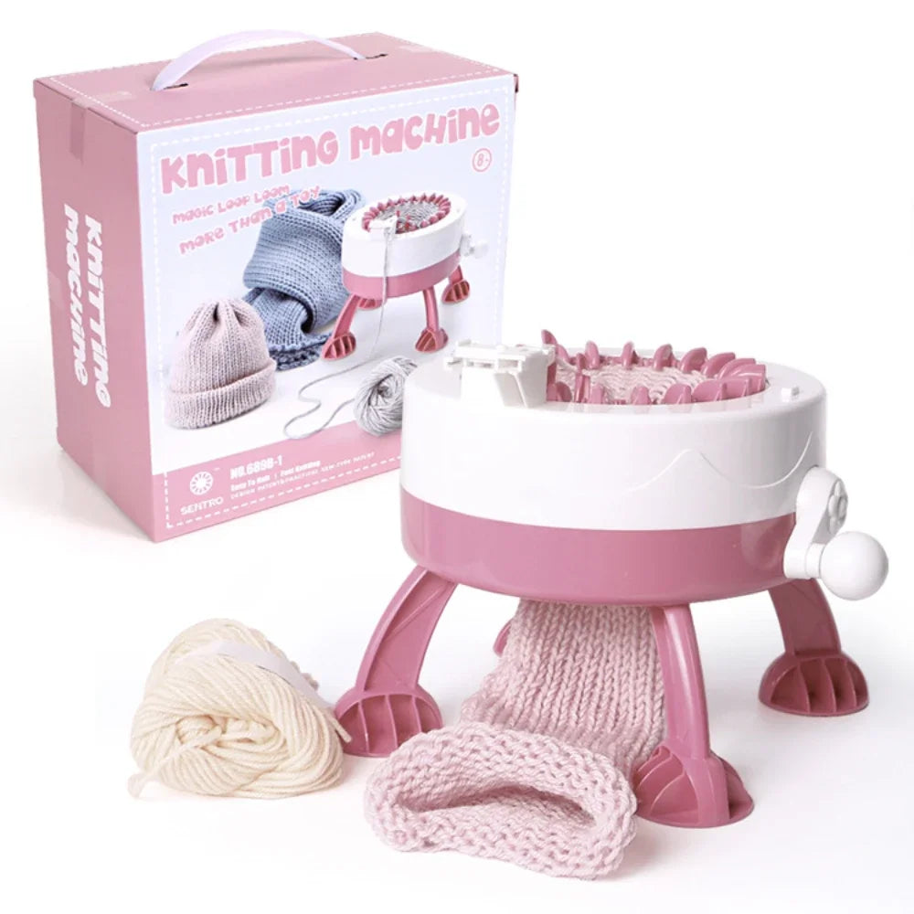 Maliben | Strickolino Knitting Machine | 22 Needles | Automatic Circular Knitting Set For Beginners & Adults | Fast Knitter With Accessories