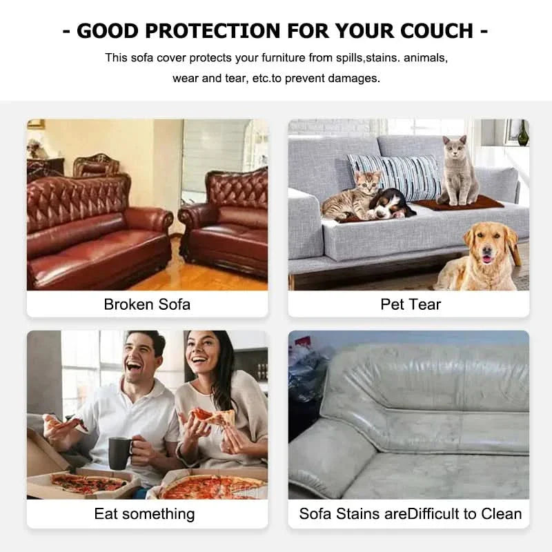 Maliben | CushionWrap - Elastic, non-slip sofa covers