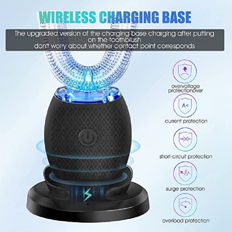 Maliben Clean360 U-Shape Blue Light Tooth Cleaner