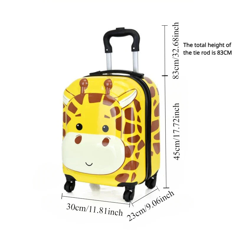 Maliben | Kids Suitcase Cartoon Animal – Sydney