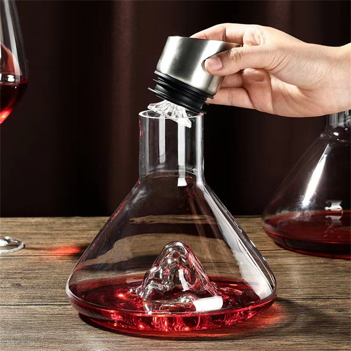 Maliben | Dreamy Mountain Premium Crystal Wine Decanter