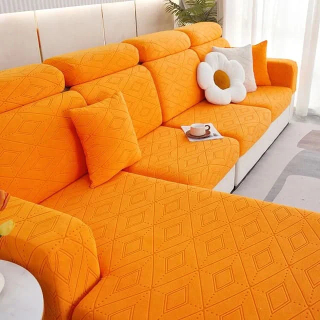 Maliben | SlipBliss - Elegant Jacquard Non-Slip Sofa Cover
