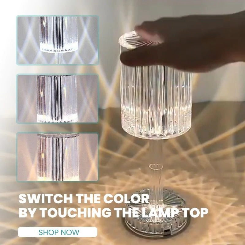 Maliben | Diamond Glow Acrylic Touch Table Night Lamp