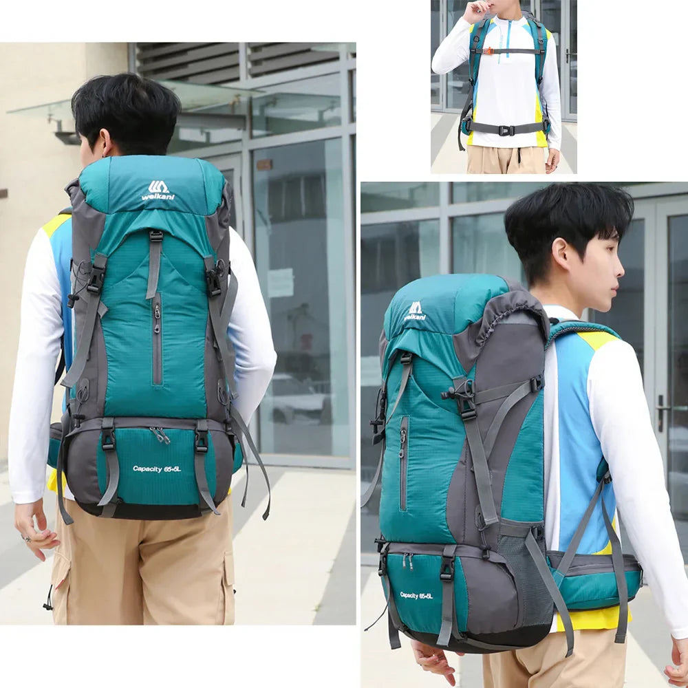 Maliben | Alpivento 70l Trekking Backpack | Waterproof Camping Backpack With Rain Cover | Large Outdoor Backpack For Hiking, Mountaineering & Travel Brand Name: