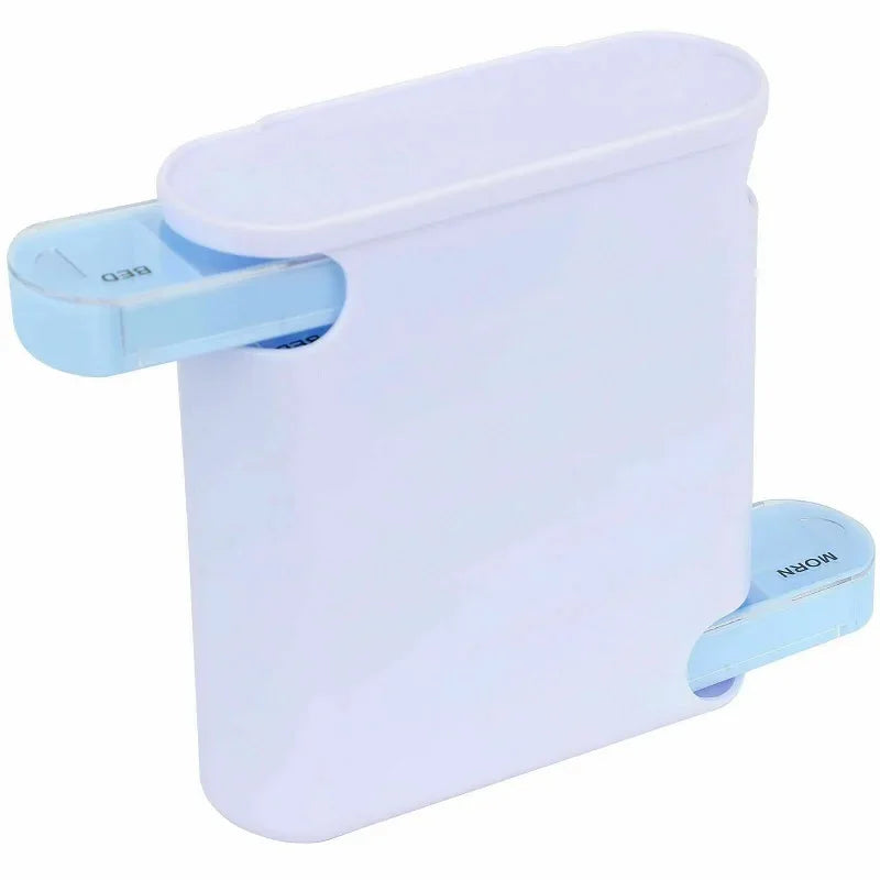 Maliben | Vitalease Pillbox | 7 Day Organizer | Colorful Modules | Bpa-Free