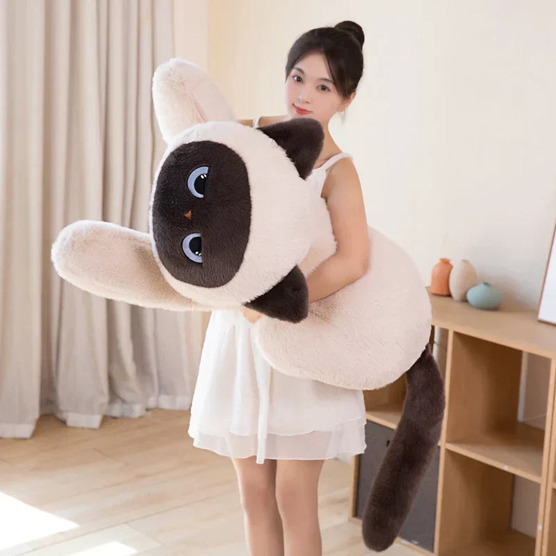 Maliben | Momo The Long Kawaii Siamese Cat Plush