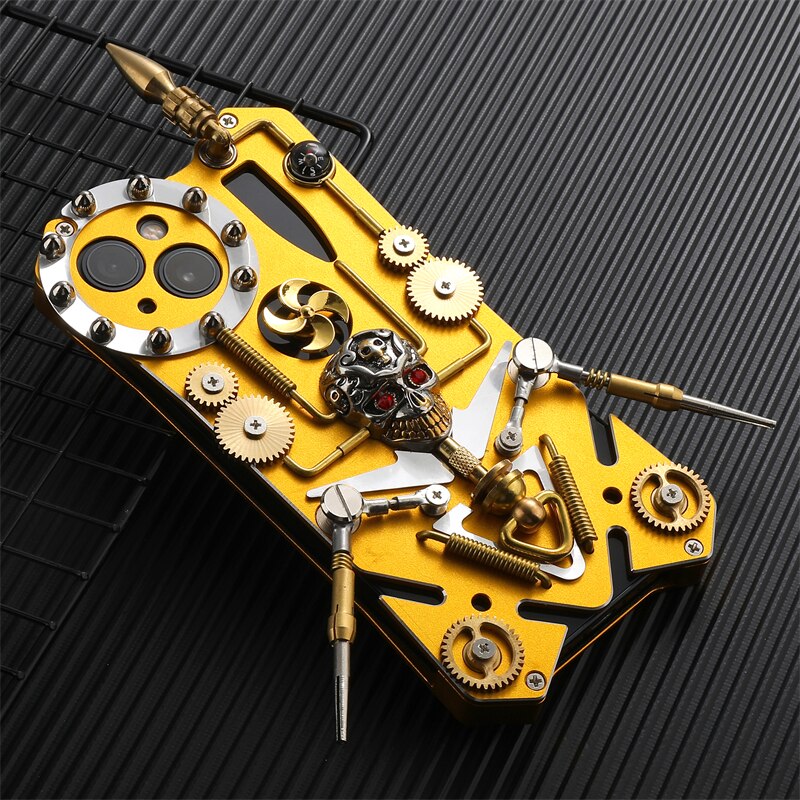 Maliben | Mechanic Skull Cyberpunk Style Iphone Case