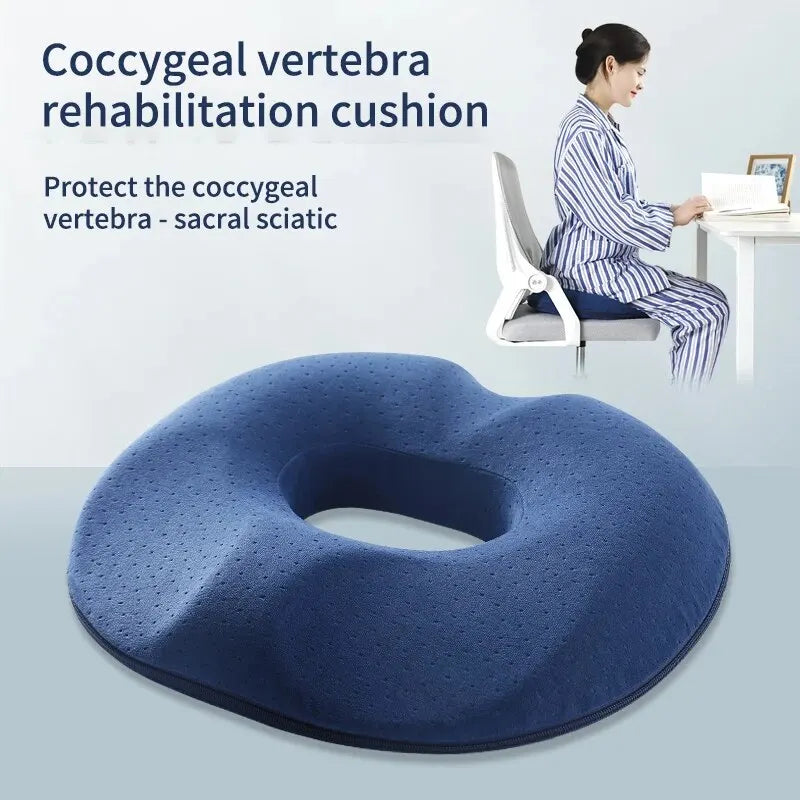 Maliben | Orthorelax | Seat Cushion With Memory Foam | Relief For Tailbone & Spine | Ergonomic & Comfortable