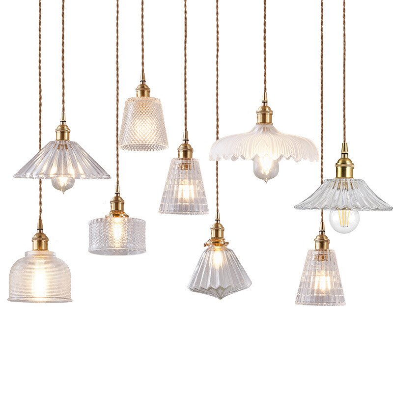 Maliben | Nordic Brilliance Transparent Glass Pendant Lamp