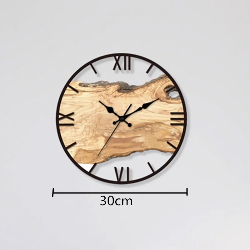 Maliben | Silent wall clock made of acrylic and wood