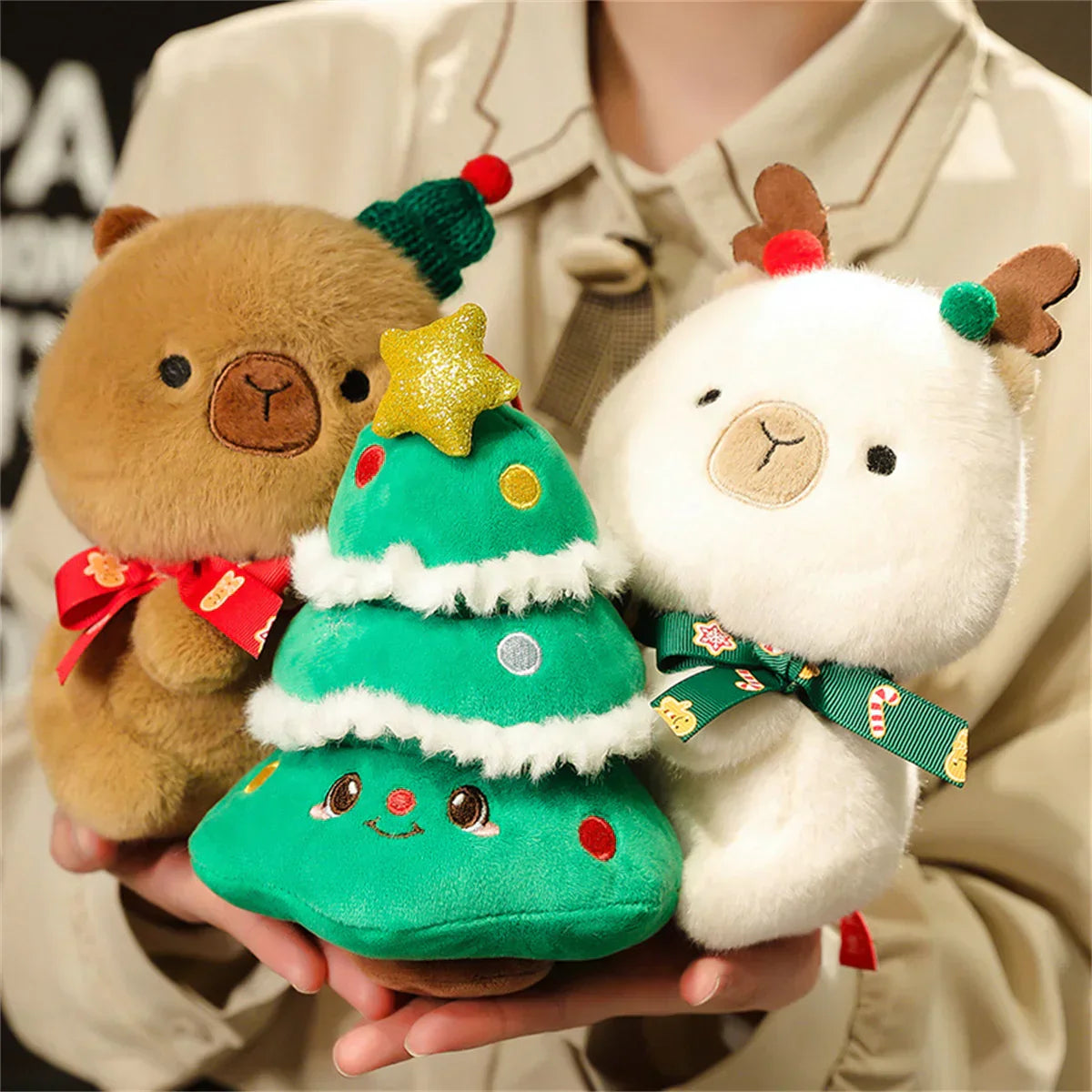 Maliben | Christmas Theme Soft Snuggly Plush Toy Set