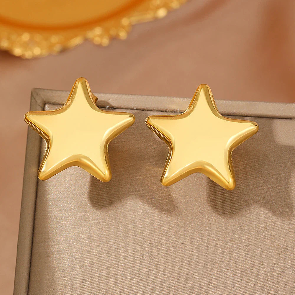 Maliben | Flashy Star Stud Earrings