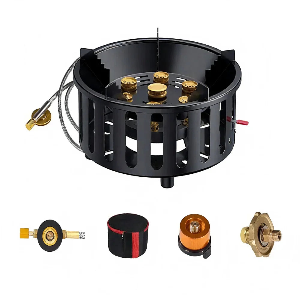 Maliben | 7-Core Portable Camping Gas Stove With Electronic Ignition – Kael