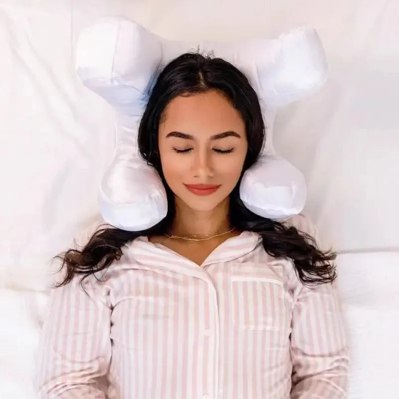 Maliben | Face Pillow Set With Satin Pillowcase | Anti-Aging, Wrinkle Reduction & Ideal For Back Sleepers And Beauty Enthusiasts
