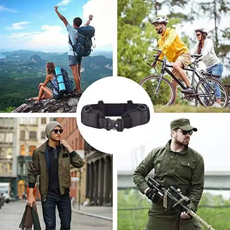 Maliben Tactical Quick-Release Belt — Nylon, Metal Buckle