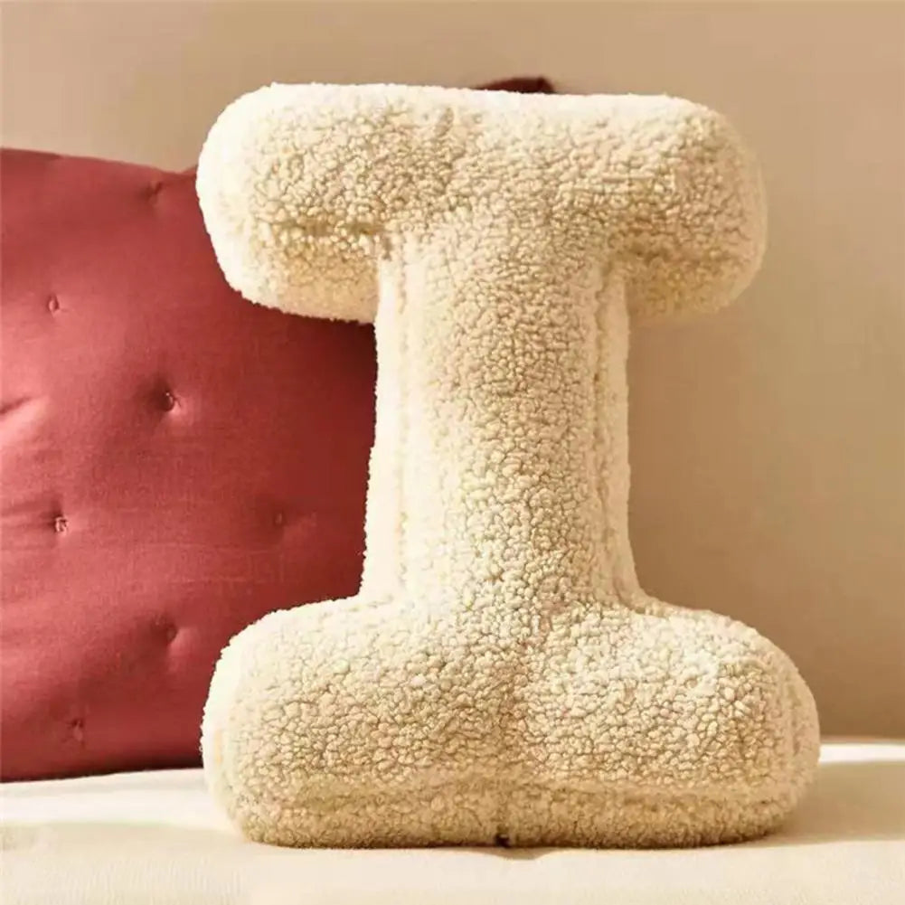 Maliben | Velvet Alphabet Decorative Cushion With Letters A To Z