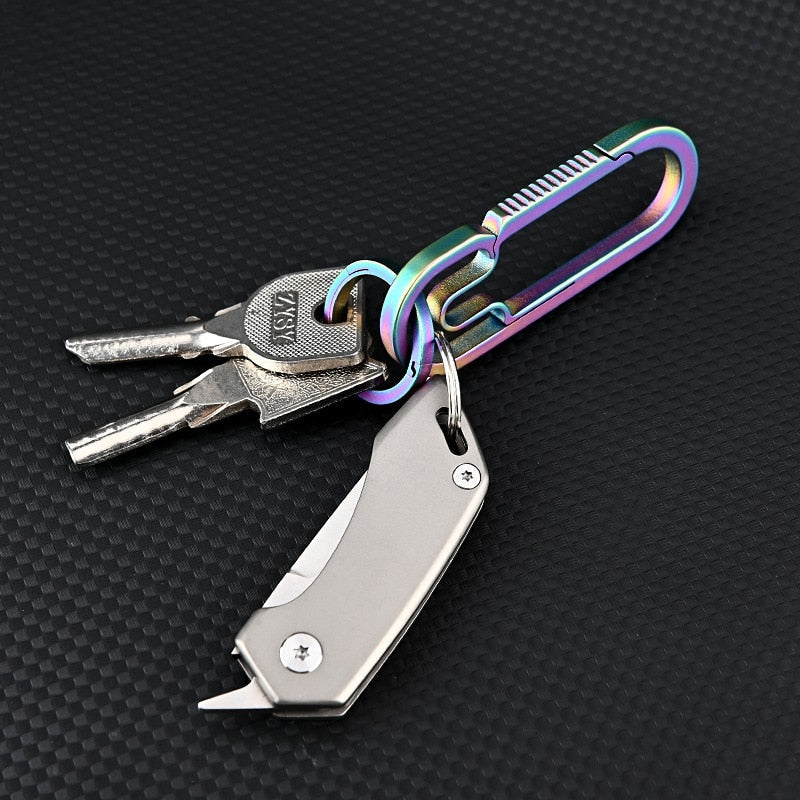 Maliben | Titan-Titanium alloy Bag Keychain Knife