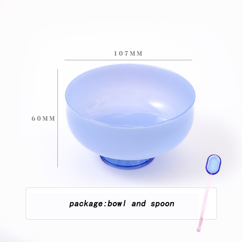 Maliben | Colorful borosilicate dessert bowl with spoon