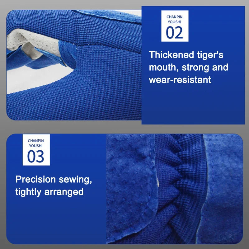 Maliben | Thornguard Garden Gloves | Thornproof & Extra Long | Leather & Rubber Coating | Protection For Roses & Shrubs