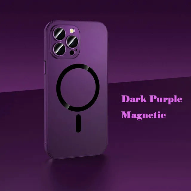 Maliben | Magsafe Aluminum Frame Metal Bumper Iphone Case